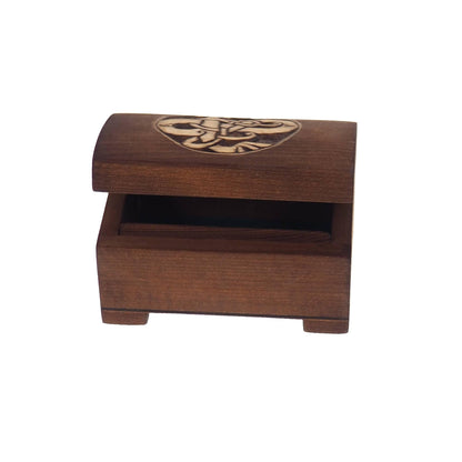 Wooden jewelry box, urnes dragon viking plait, hand carved, personalized, history pattern, gift box, custom jewelry box, wedding memory box,