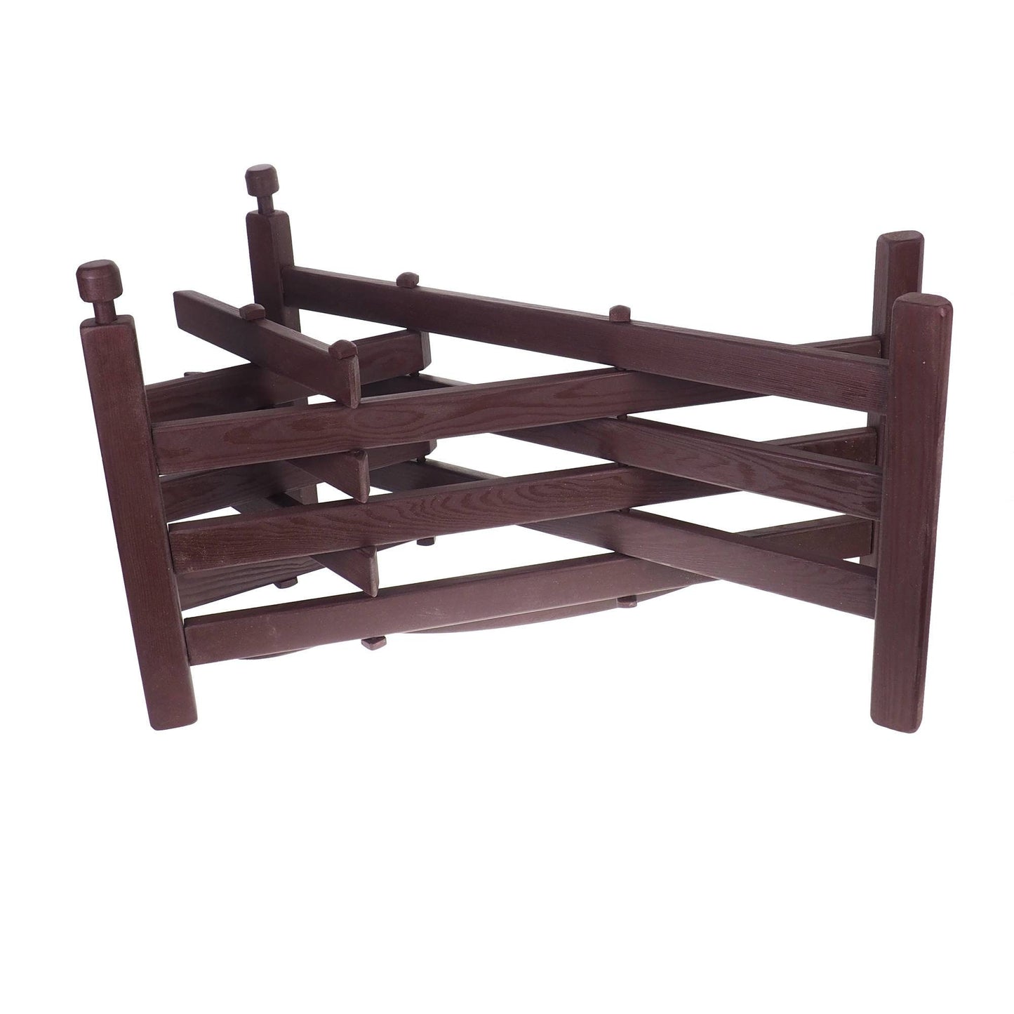 Folding chair, Old dark walnut color, Wooden medieval, folding chair with back support, viking, Personalized color