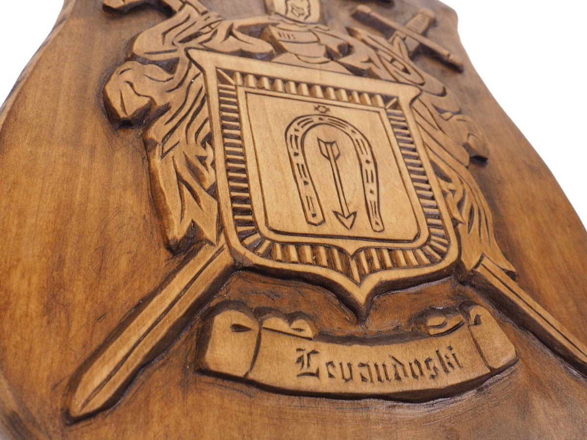 Swords Personalized Family Crest, Hand Carved, Coat of Arms, Custom, Family Shield, Wooden Emblem, Wedding Wood Art, Heraldic, Woodcraft