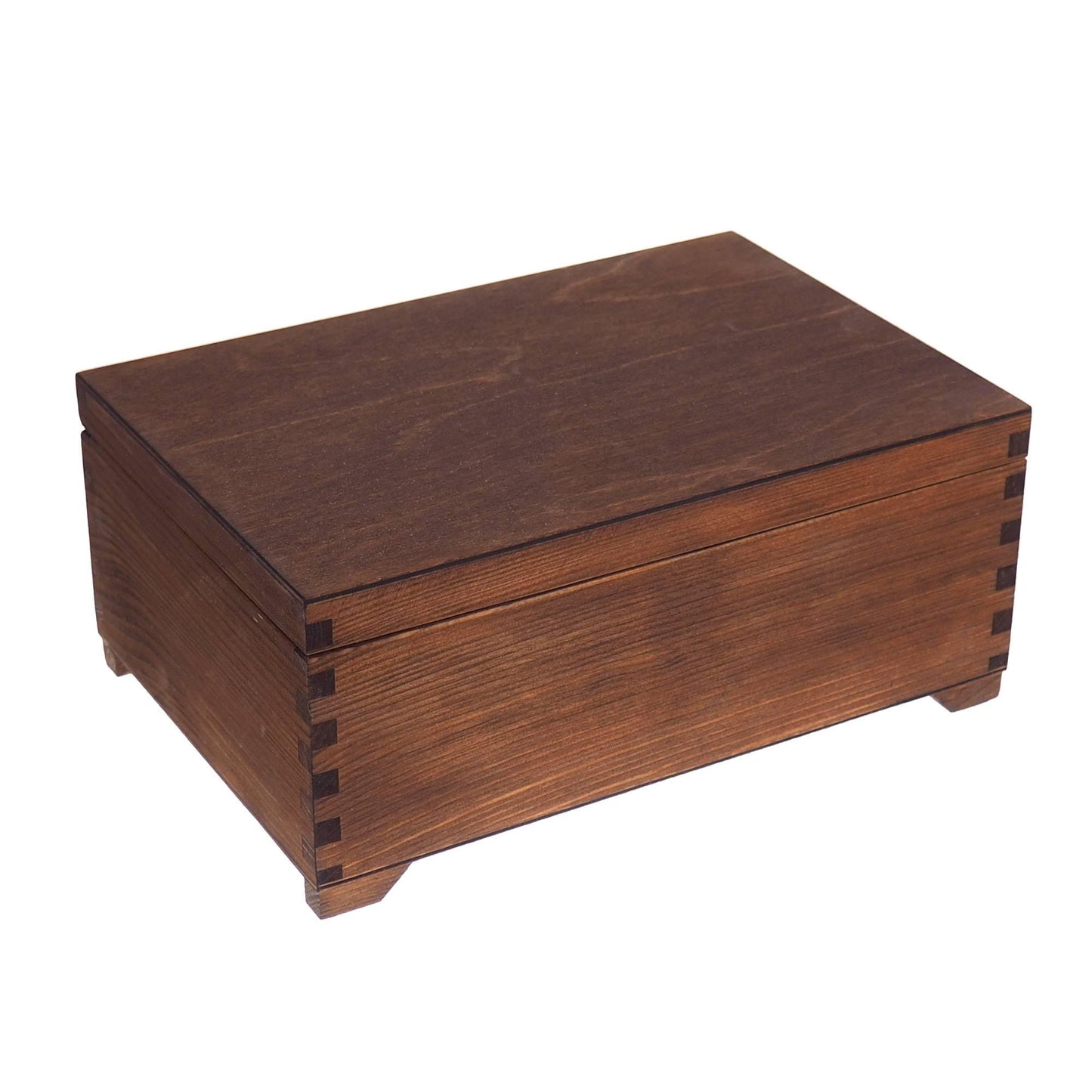 Handmade wooden  jewelry box, divided inside,2 trays x 6 compartments,  memory box,  gift box, wooden box, personalized, jewelry organizer,