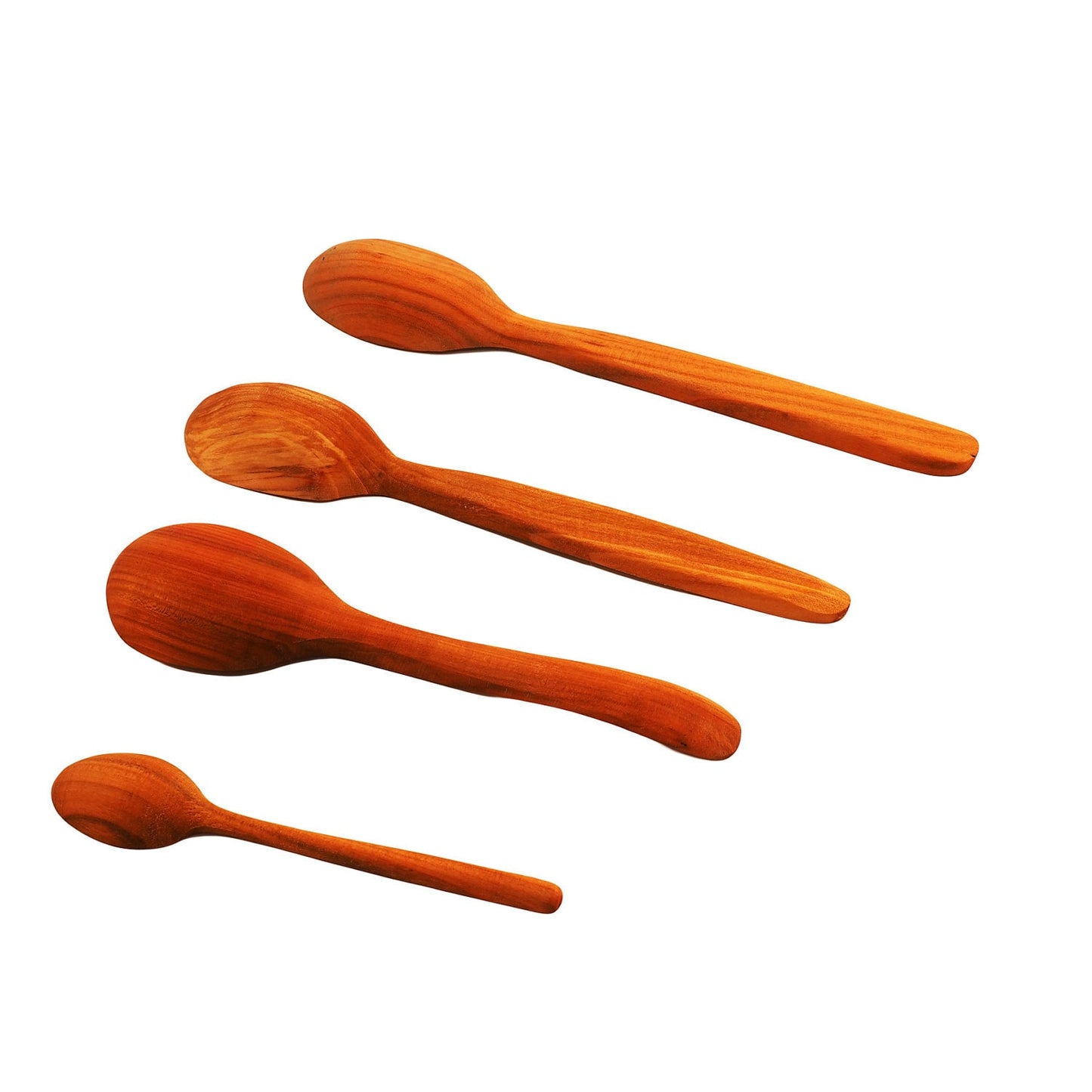 Medieval wooden spoon, cherry table spoon, medieval teaspoon, medieval tableware, medieval kitchen utensils, wooden tableware