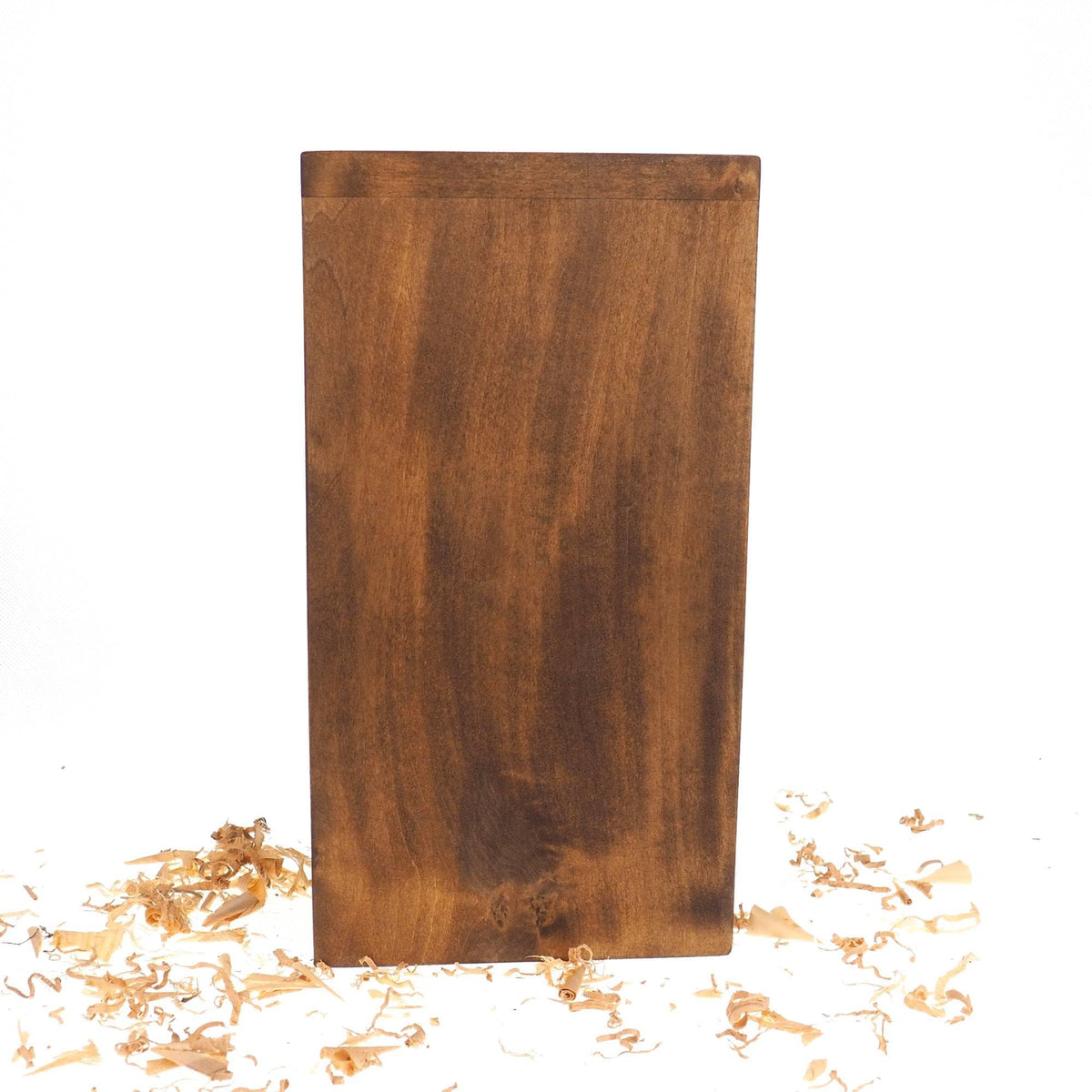 Simple Tall Wood Urn, For Human Ashes, Wooden Memorial Box, Carved Keepsake Cremation Urns, Medieval Viking style
