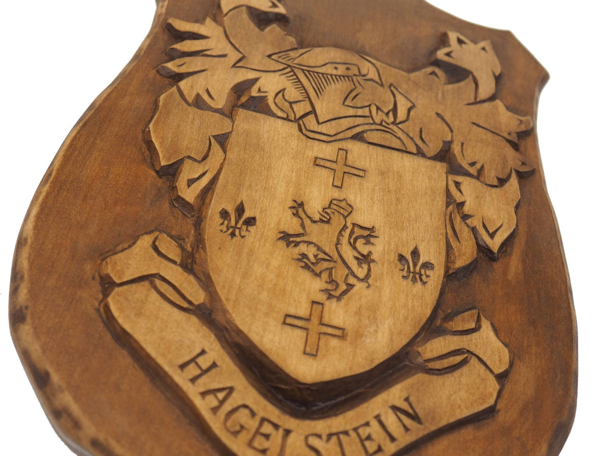 Tournament Personalized Family Crest, Hand Carved, Coat of Arms, Custom, Family Shield, Wooden Emblem, Wedding Wood Art, Heraldic, Woodcraft