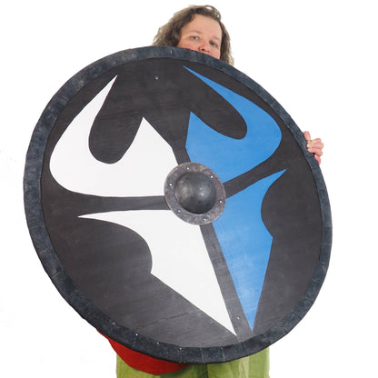 Customized Huge custom pattern Viking Shield, 36 inch, Customized surface pattern, Norsman shield, Wall decor, Larp and reenactment, SCA