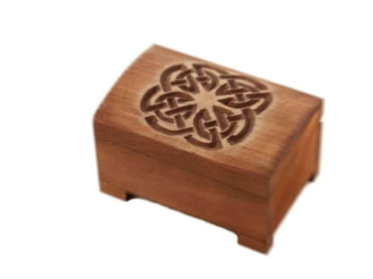 wooden historical jewelry box