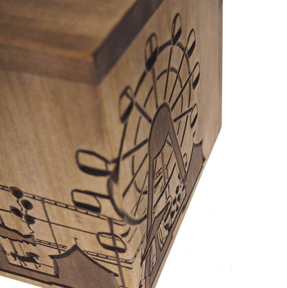 Your theme Square Personalized Wood Urn For Human Ashes, Wooden Memorial Box, Carved Keepsake Cremation Urns, Cremation Boxes, Burial