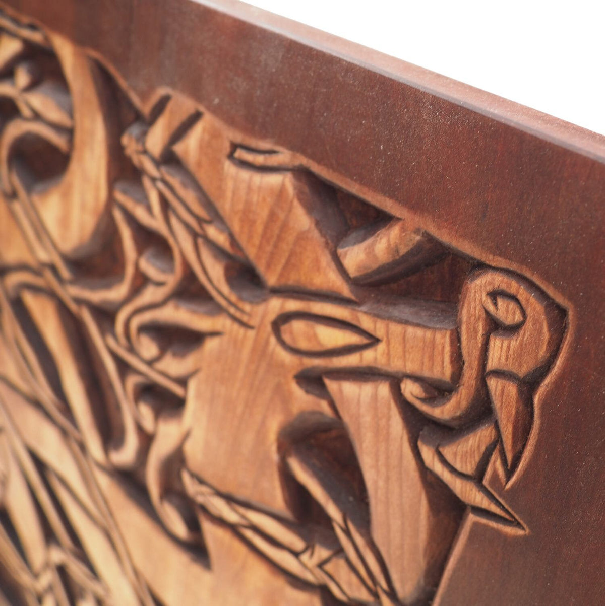 Big Wall sign, Urnes Deer, Norway, Hand Carving, Viking decor, hand carved wall sign, Viking art, wall hanging, Norse, Scandinavian,Norway,