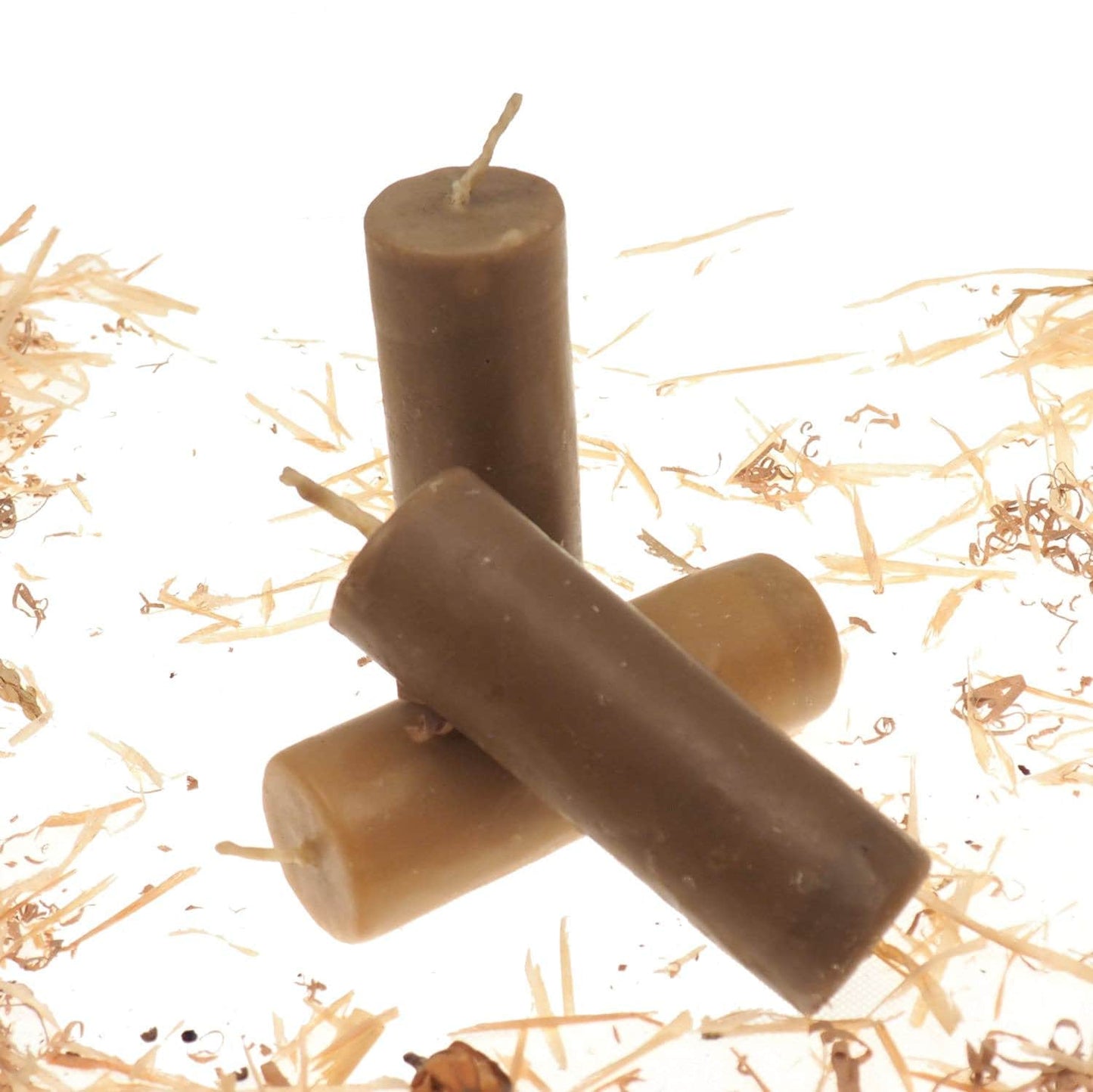 Long Pure Beeswax Candle, 5 and 1/2" high Unscented Beeswax Pillar Candle, Hand Made, Natural Eco Friendly for Meditation, Prayer or Altar