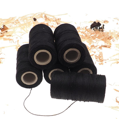 Black linen thread, unwaxed black Linen String , Warp Thread thickness of 1mm / 3ply 100grams (210 yards ~ 190 metres), linen sewing thread