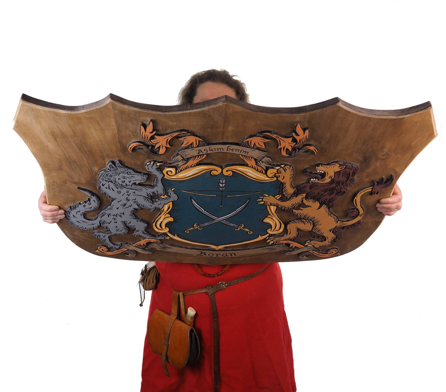 Gigantic Personalized Family Crest, Hand Carved, Coat of Arms, Custom, Family Shield, Wooden Emblem, Wedding Wood Art, Heraldic, Woodcraft