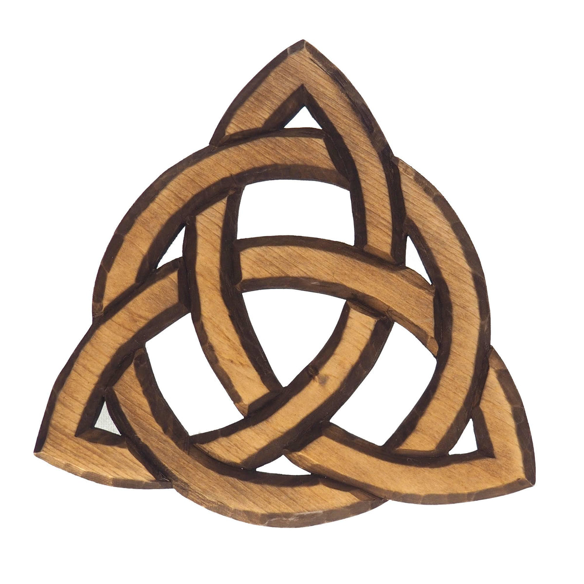 Triquetra Wall Sign, Viking decor, hand carved wall sign, Viking art, wall hanging, carved bear. Norse art, Scandinavian, Irish, Celtic