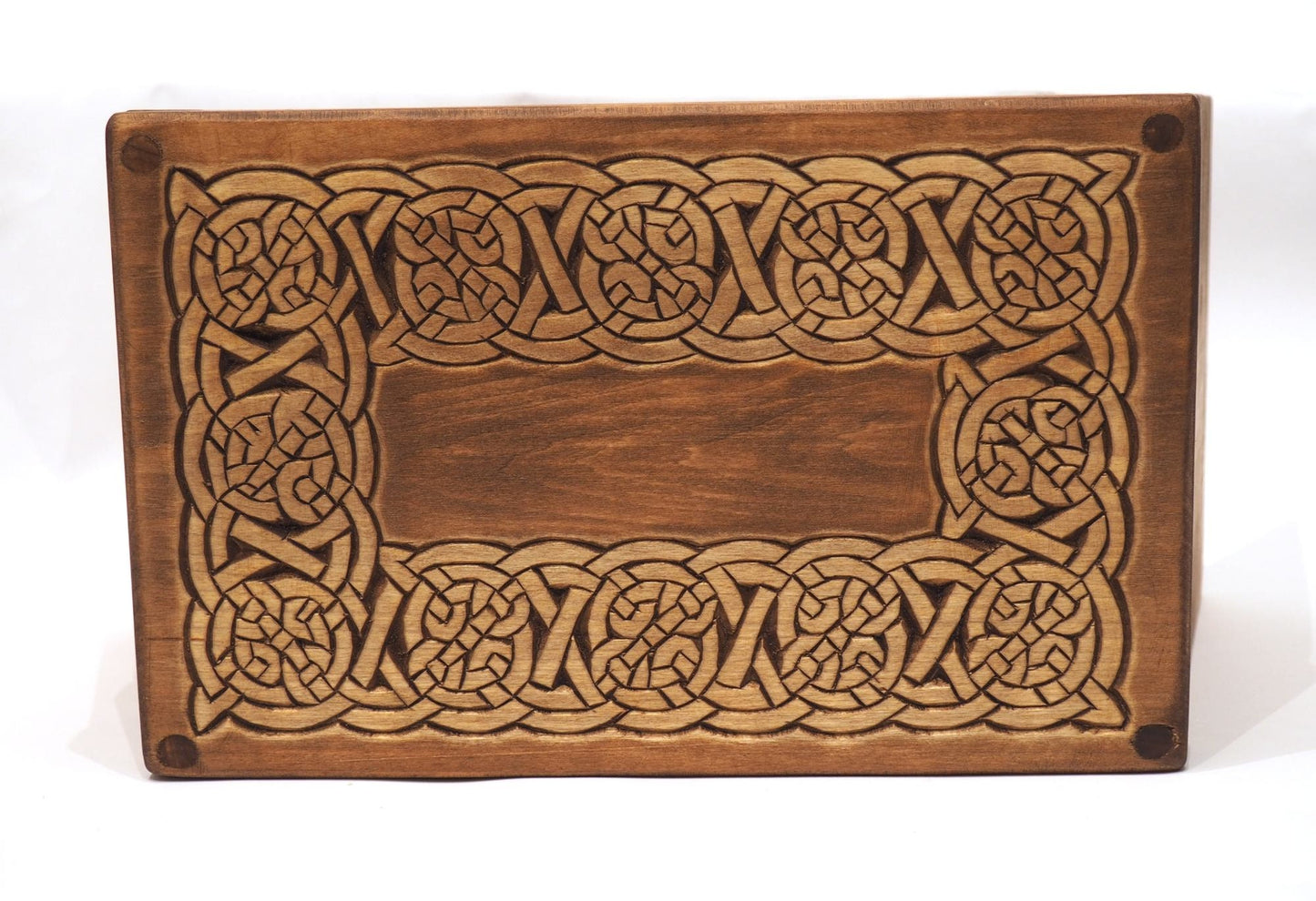Thor hammer Yggdrasil Wooden Urn For Human Ashes, Wooden Memorial Box, Hand Carved, Keepsake Cremation Urns, Cremation Boxes For Burial