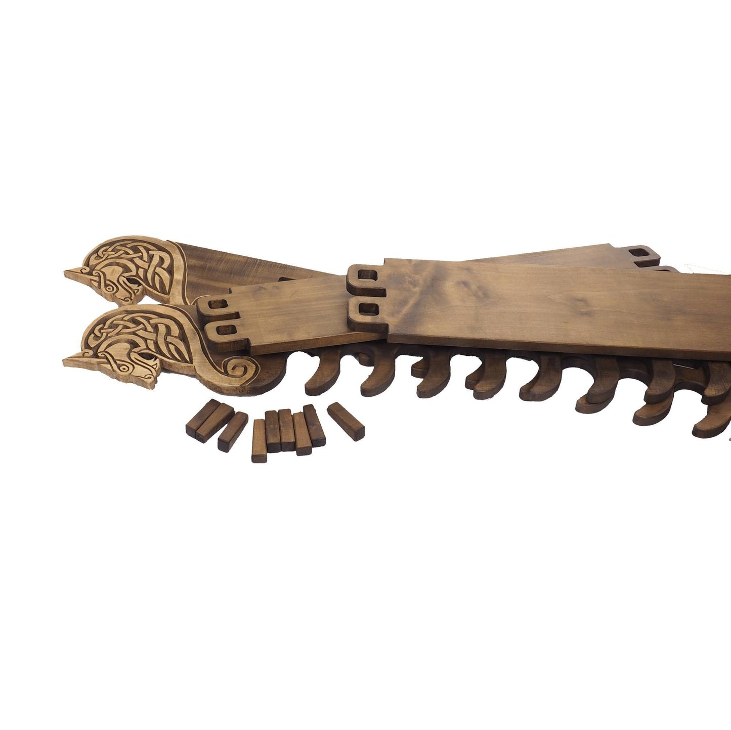 Viking personalized Wall Stand for Weapons, weapon rack with wolf head, hanging weapon holder , norsk style, medieval decor, Larp and SCA,