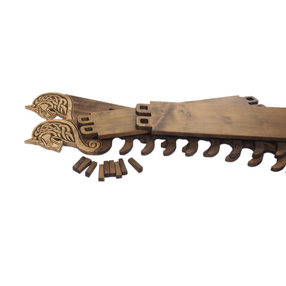 Viking personalized Wall Stand for Weapons, weapon rack with wolf head, hanging weapon holder , norsk style, medieval decor, Larp and SCA,
