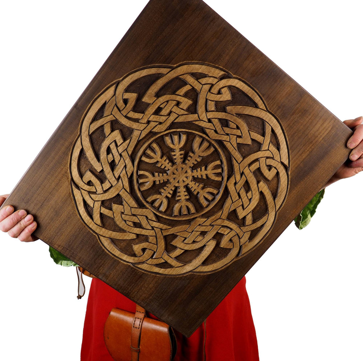 Big Wall sign, Aegishjalmur, Norway, Hand Carving, Viking decor, hand carved wall sign, Viking art, wall hanging, Norse, Scandinavian,Norway