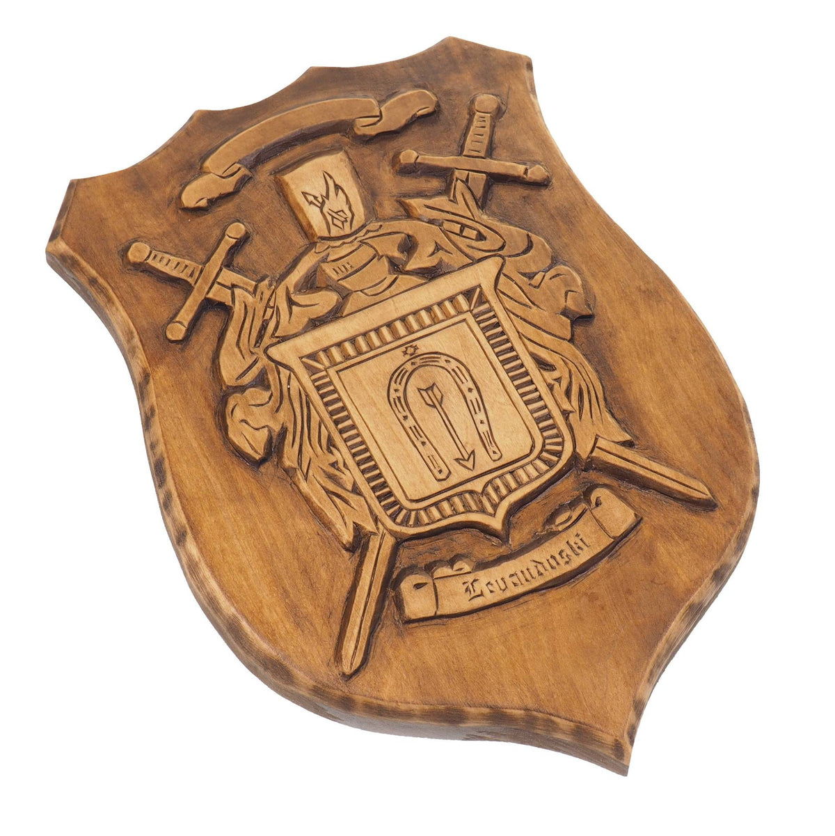 Swords Personalized Family Crest, Hand Carved, Coat of Arms, Custom, Family Shield, Wooden Emblem, Wedding Wood Art, Heraldic, Woodcraft