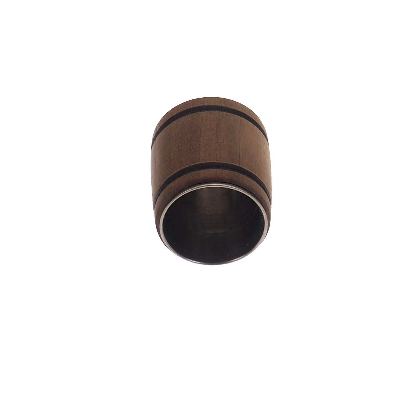 Dark Oak Wooden Mug 50 ml  1.7 oz, steel inside wooden cup, wooden drinking mug, historical mug, rustic mug, medieval replica