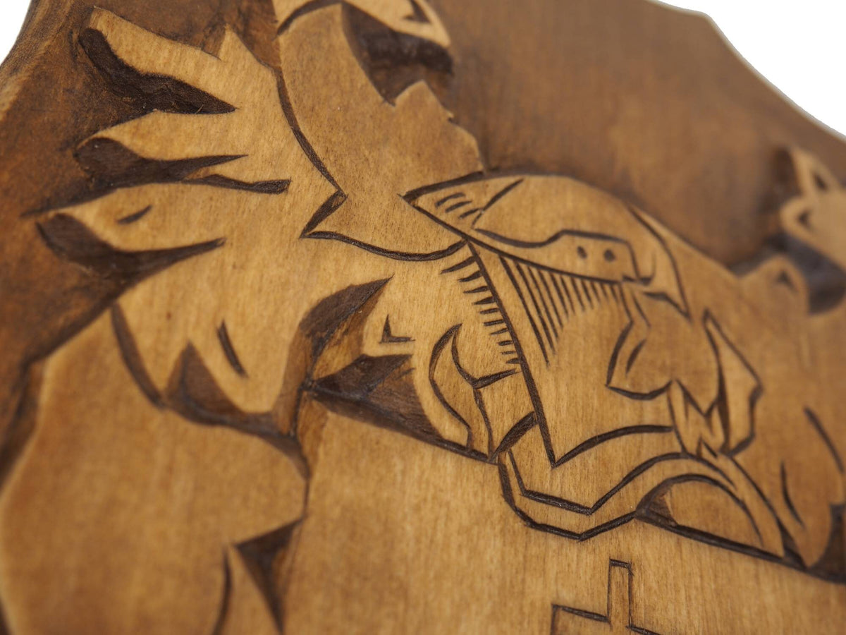 Tournament Personalized Family Crest, Hand Carved, Coat of Arms, Custom, Family Shield, Wooden Emblem, Wedding Wood Art, Heraldic, Woodcraft