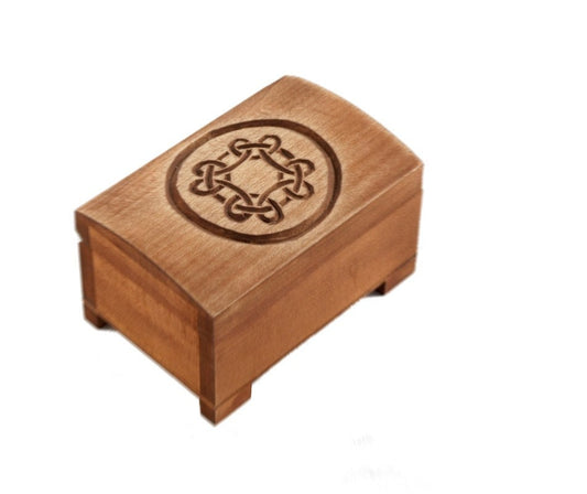 Wooden historical jewelry box