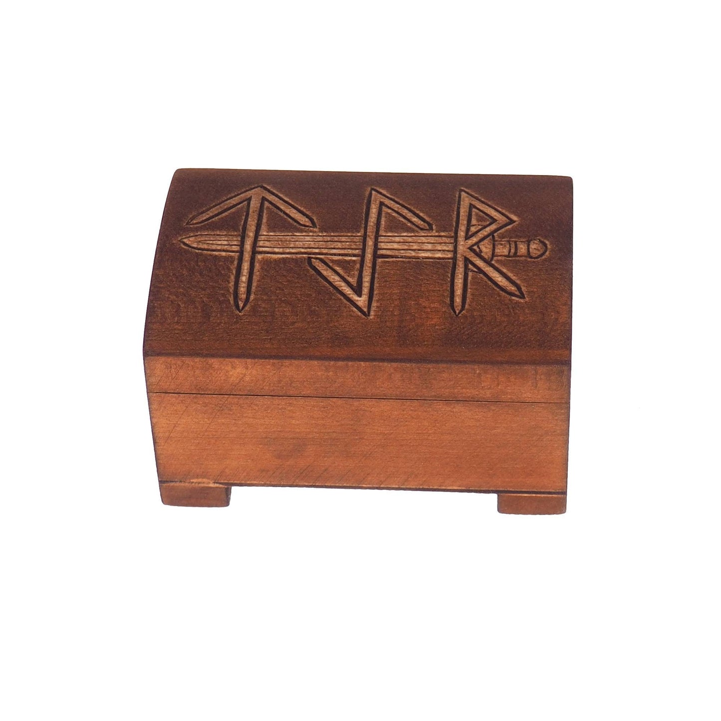 Wooden jewelry box, TYR, viking sword, hand carved, personalized, history pattern, gift box, custom jewelry box, wedding box,  memory box