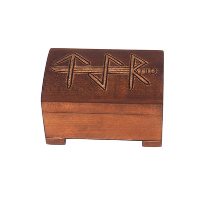 Wooden jewelry box, TYR, viking sword, hand carved, personalized, history pattern, gift box, custom jewelry box, wedding box,  memory box