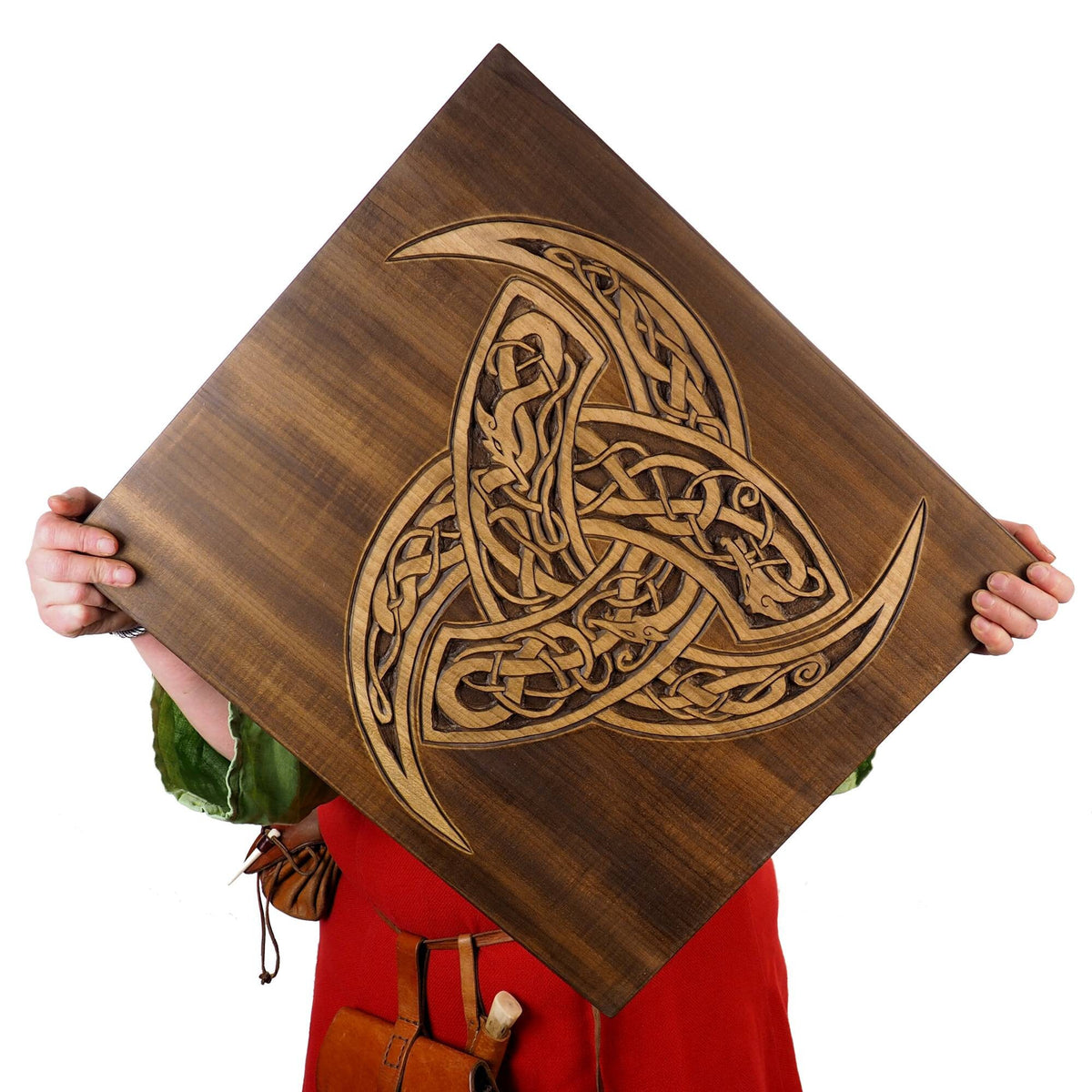 Big Wall sign, Odin's Triple Horn, Norway, Hand Carving, Viking decor, hand carved wall sign, Viking art, wall hanging, Scandinavian,Norway